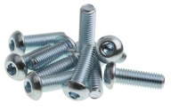 POZINKOVANÁ GUĽOVÁ SKRUTKA M10x30 mm IMBUS SKRUTKA 10 kusov