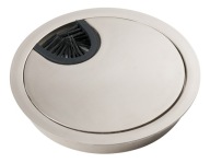 Okrúhla káblová priechodka, priemer 80 mm, saténový matný nikel - KD-80 AMIX