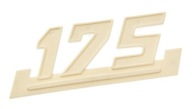 Slaninový odznak WSK 175 biely emblémový org vzor