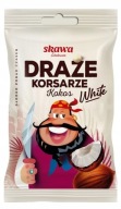 SKAWA Kokosové dražé KORSARZE WHITE biele 70g