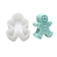 Silikónová forma na sviečky vosk mydlová omietka GINGERBREAD MAN