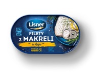 Filety z makrely v oleji 170g Lisner Omega 3