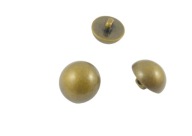 Hríbový gombík na nohe staré zlato - 10mm (6ks)