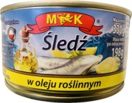 SLEĎ V RASTLINNOM OLEJI 330 G MK
