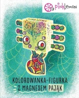 Figúrka zvieratka s magnetom na vyfarbenie pavúka