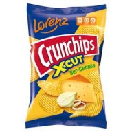 CRUNCHIPS X-CUT SYROVÉ A CIBUĽOVÉ štiepky 140G