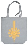 ŠEDÁ TAŠKA SHOPPER na nákupy do mesta