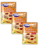 3 x GELLWE Vanilkový cukor 30g veľké bal