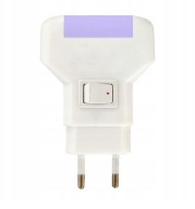 Mini úsporná lampa 1W 230V modrá