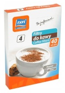 Kávové filtre 4 40 ks do prekvapkávacích kávovarov