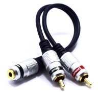 ADAPTÉR AUX ADAPTÉR JACK ZÁSUVKA 3,5 STEREO 2X RCA CINCH PLUG VITALCO