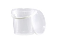 Plastové vedro s vekom, potravinárske, 10L