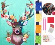 DIAMANTOVÁ VÝŠIVKA mozaika Set 5D DEER