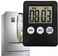 KUCHYŇSKÝ ČASOVAČ S MAGNETOVÝMI STOPKAMI LCD ČASOVAČOM