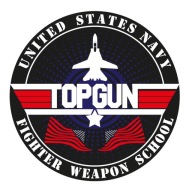 Top Gun School NÁLEPKA NA AUTO PRILBU KNIHA NÁLEPKA NA PLEŤ NAJLEPŠEJ ZBRANE