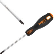 NEO SKRUTKOVAČ KRÍŽOVÝ SKRUTKOVAČ PZ2 X 100MM S MAGNETICKÝM HROTOM 04-034