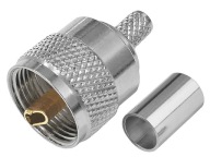 Konektor UHF/UC1 50Ohm nalisovaný na kábli H-155