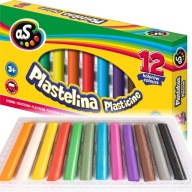 Astra PLASTELINA AS 12 farieb POĽSKÝ produkt