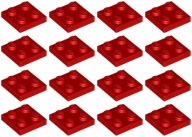 LEGO 3022 TANIER 2x2 červený NOVINKA (10g) 16 ks