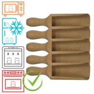 Drevené odmerky na dózy WECK, odmerka na korenie, 5 ks, 8 cm