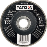 Koleso s plochou klapkou 125mm p80 YT-83274 YATO