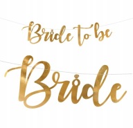 Nevesta bude banner so zlatým veniec Hen Party
