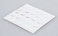 Samolepiaca čiapočka 20mm biela F501 28 ks