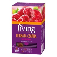 IRVING Čierny malinový čaj 20 vrecúšok 30 gramov