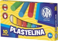 Plastelína Astra okrúhla, 10 farieb