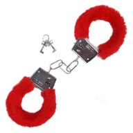 Darček ku Dňu žien pre dievča Červené putá s kožušinou Gadget