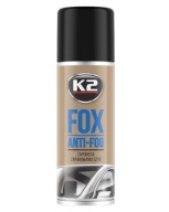 K2 FOX 150 ML PROTI ZAhmlievaniu do auta TEKUTINY ZABRAŇUJE ZAhmlievaniu skiel