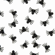 Ozdobné konfety PAVÚCI na Halloween - 50 ks