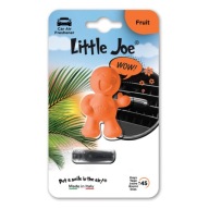 Little Joe OK Fruit oranžový osviežovač vzduchu do auta pre mriežkový difúzor