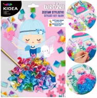 STYLISTICKÁ KREATÍVNA SÚPRAVA MAGICKÝ SVET MÓDY KIDEA ŠABLÓNY S VÍLAMI