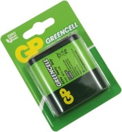 ZINOK-CHLODROVÁ PLOCHÁ BATÉRIA 4,5V GREENCELL GP
