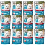 FRENDI Sachet mokré krmivo pre psov, mix príchutí, 12 x 100g