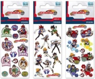 BEYBLADE Silver Stickers CREATIVE dekorácie 3 VZORY
