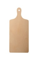 Drevená kuchynská doska na krájanie, masívna, hrubá, buk, s rukoväťou, 18 cm