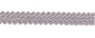 OZDOBNÁ STUHA 9mm STRIEBORNÁ 1m