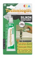 SANITÁRNY SILIKÓN V MALEJ TRUBKE, ČIERÝ 20ml TECHNICQLL S-969