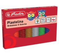 Herlitz trblietavá plastelínová sada 8 farieb