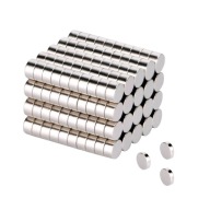 VALEC NEODYMOVÝ MAGNET 3x2 mm SILNÝ, okrúhly, kotúčový, HUNTER - 100 KS