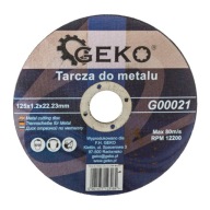 Kotúčové rezné kotúče na kov 125x1,2mm 1 ks GEKO