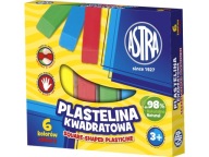 ASTRA hranatá plastelína, 6 farieb