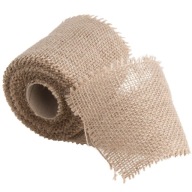 Jutová látka, prírodná juta na svadobnú výzdobu, dekoračná, 10 cm, 5 m