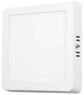 Prisadené LED panel 12W štvorcové 16x16cm stropné svietidlo, neutrálna farba