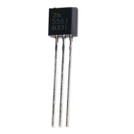 Tranzistor 2N5551 NPN 0,6A 180V 350mW TO92