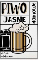 10x Samolepiace FÓLIOVÉ etikety na svetlé pivo