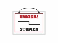 Laminovaná ceduľa ÚROVEŇ POZOR - formát A5
