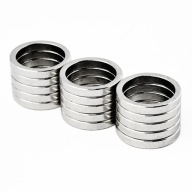 NEODYMOVÝ PRSTEŇOVÝ MAGNET 8x6,3x1,2 - 15 KS